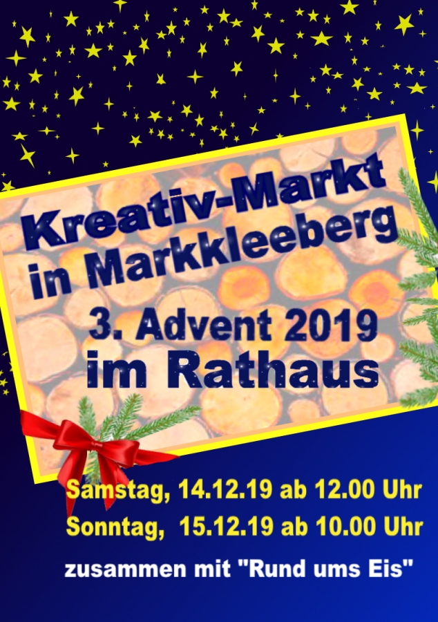 2. Kreativmarkt am 3. Advent in Markkleeberg