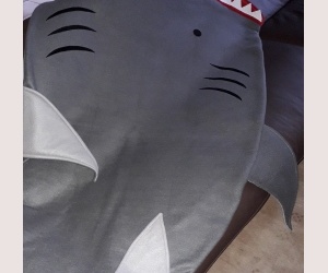 Haifisch-Decke für große Jungs