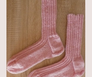 Socken in rosa (Größe 42/43)