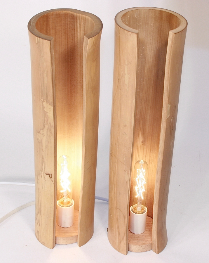 Bildergalerie - Kategorie: Meine Handarbeit - Bild: Bambus Lampen