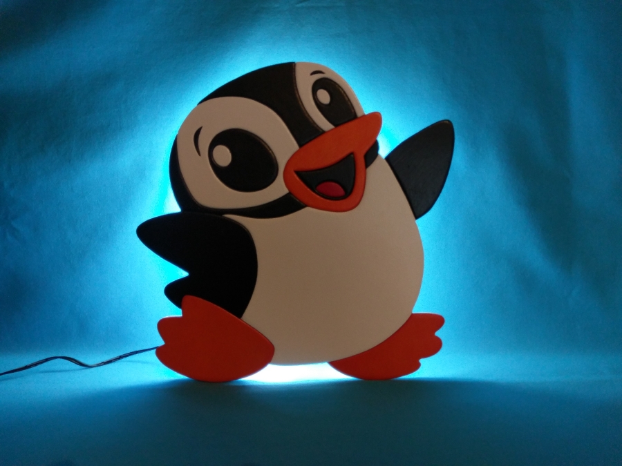 Schlummerlampe - Pinguin