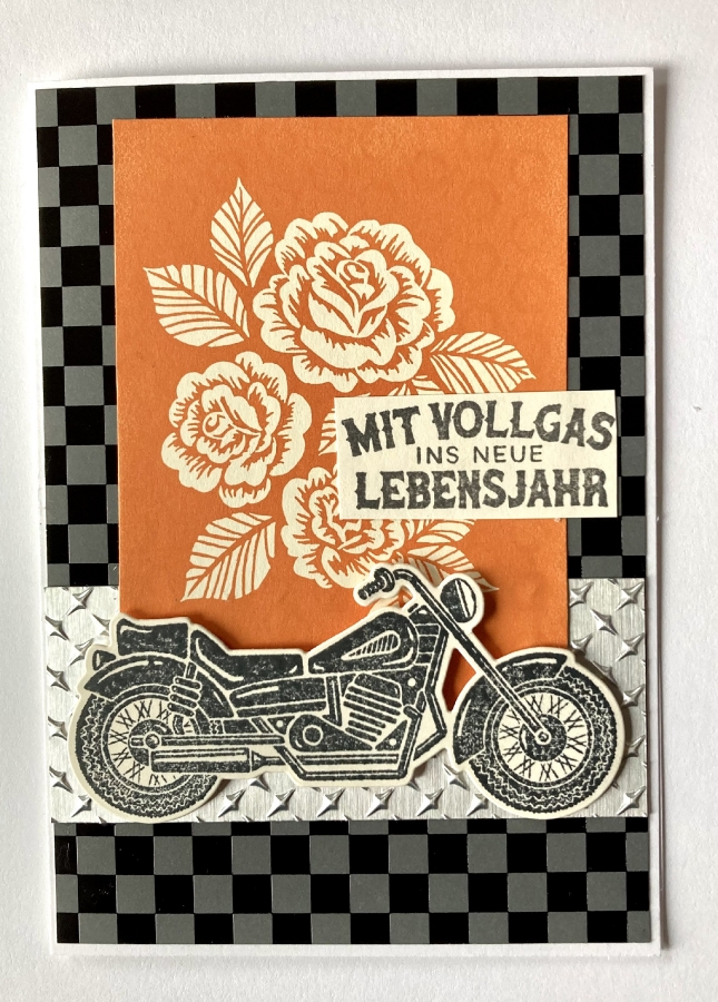 Geburtstagskarte für Motorrad Liebhaber